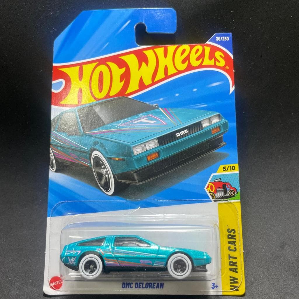 HOT WHEELS DMC DELOREAN ORIGINAL 1:64 MINIATURA CARRINHO COLECIONÁVEIS BARATO MATTEL