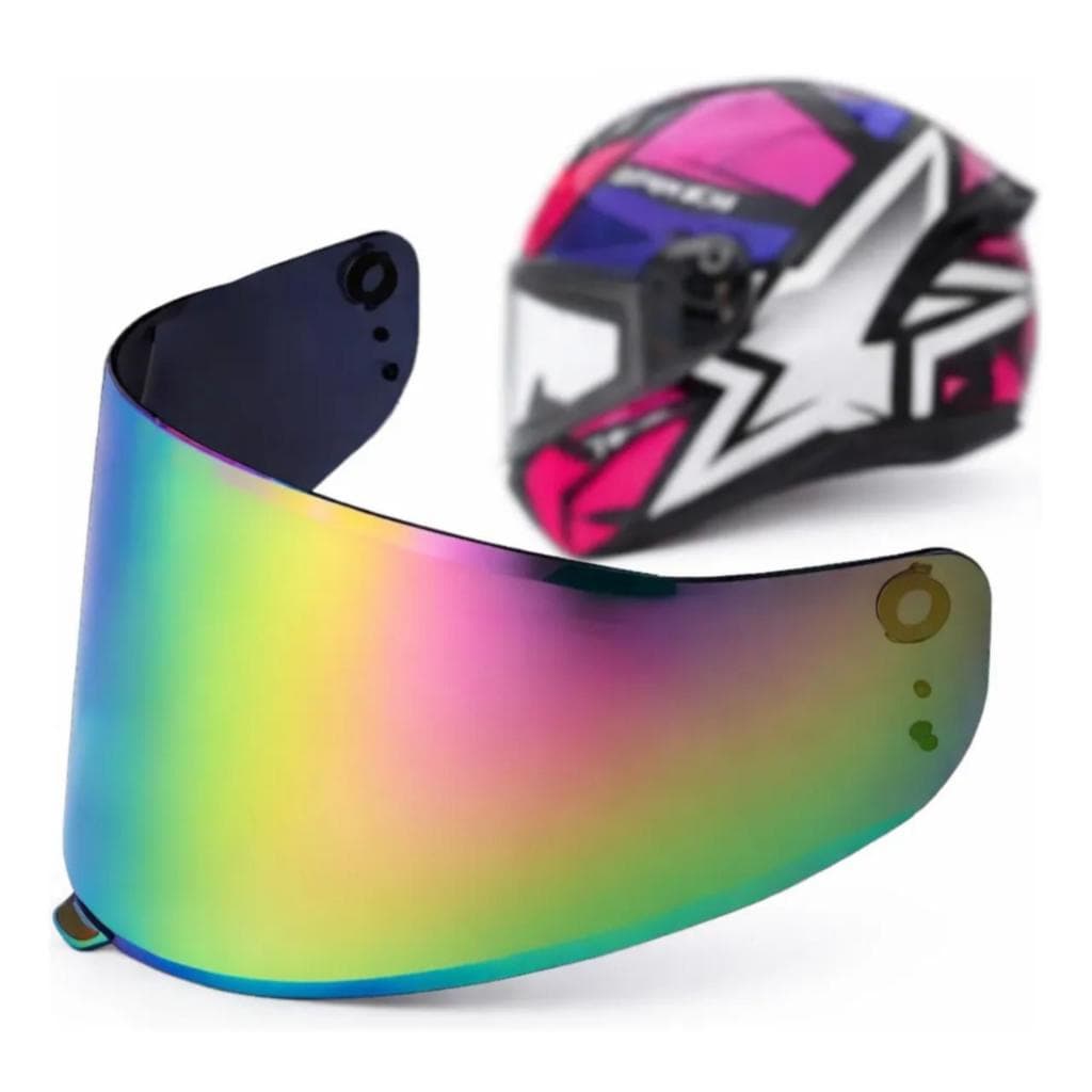 Viseira Peels Capacete Spike2 Camaleão