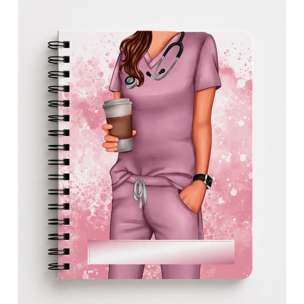Caderno de Estágio de Enfermagem Manual de Bolso Anotações Clínicas Presente Enfermeiro Estudante Universitário