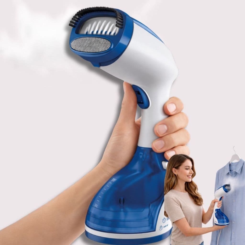 Passadeira A Vapor Para Roupas Desamassa E Higieniza Roupas Estofados Para Viagens