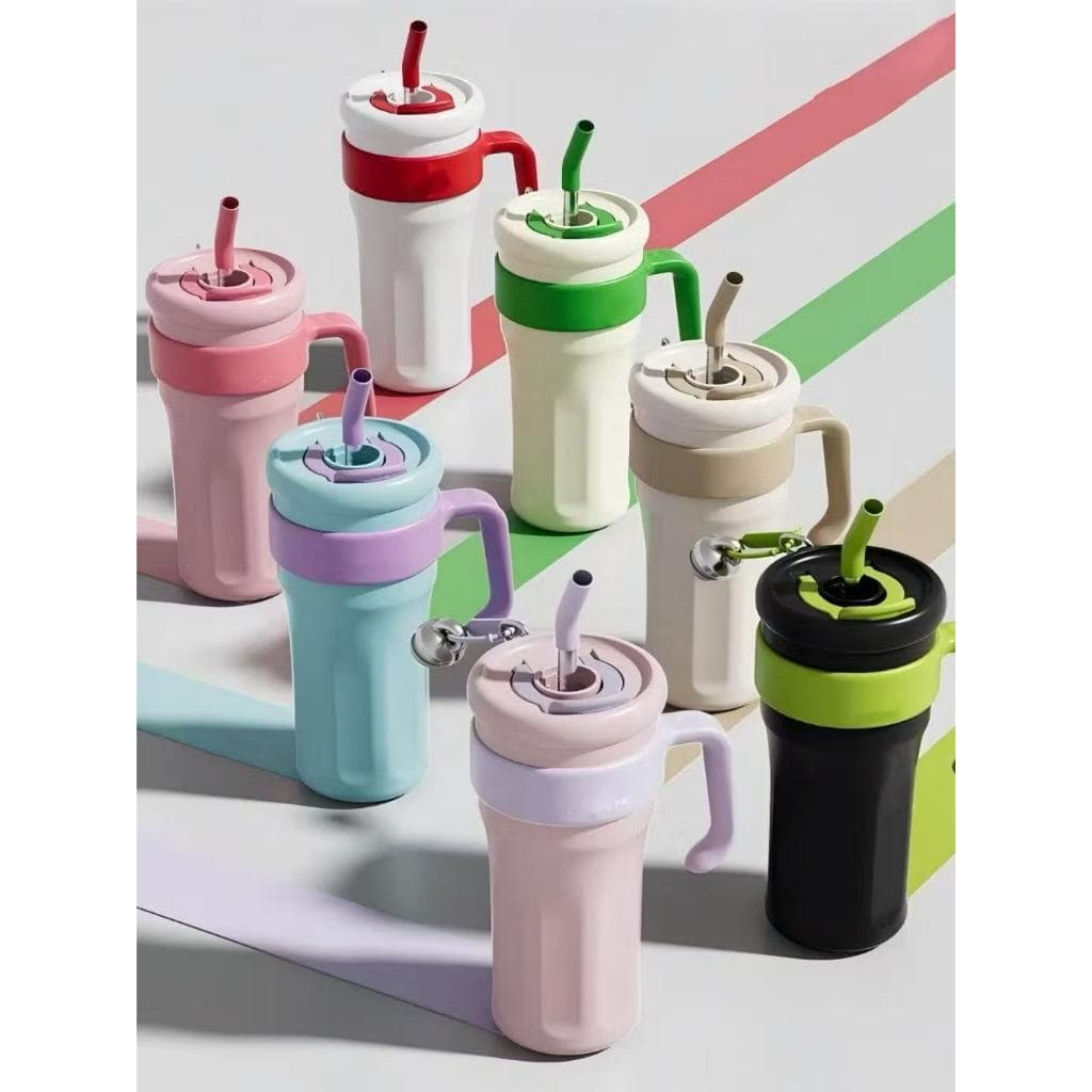 Copo garrafa térmica de aço inoxidável Thermos Copo isolado Bebida fria quente Caneca de café 1200ml 23