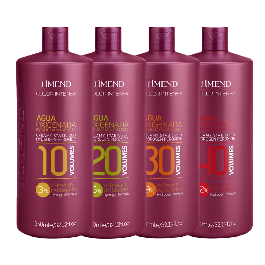 Água Oxigenada Amend Color Intensy 950ml Todos os Volumes 20 30 40 - Escolha o Seu