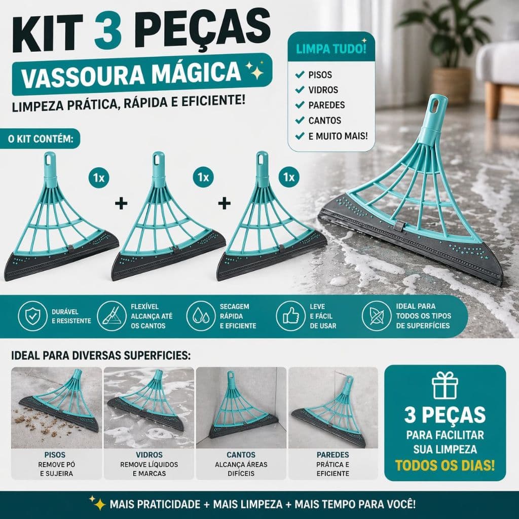 Refil Vassoura Mágica – Limpeza Rápida e Sem Esforço (Alta Durabilidade)
