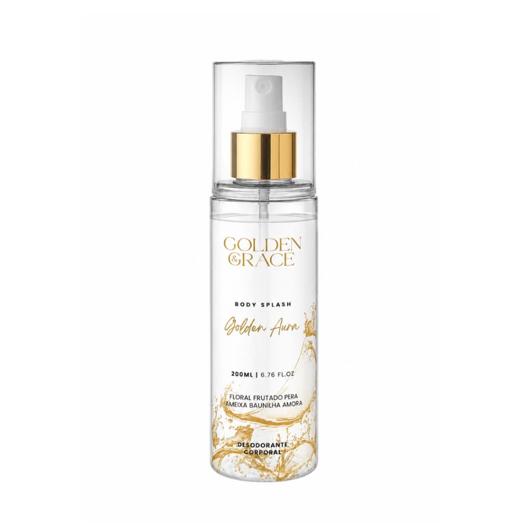 Body Splash Golden Aura – Golden & Grace - Body Splash Feminino - 200ML