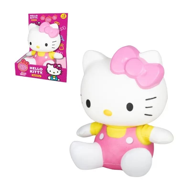 Boneca Hello Kitty Soninho 20 Cm Com Som E Luz Original - Baby Brink