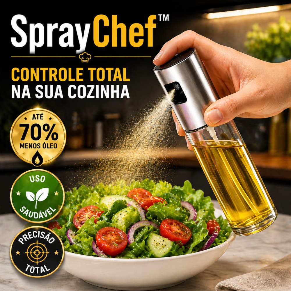 Spray Azeite Óleo Vinagre 100ml Pulverizador Cozinha Vidro Recarregável Controle de Óleo Saudável