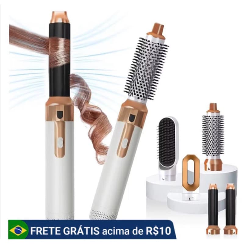 Airwrap Styler 5 em 1 secador de cabelo escova de ar quente modelador de cabelo 110v/220v-1000W-lydshop