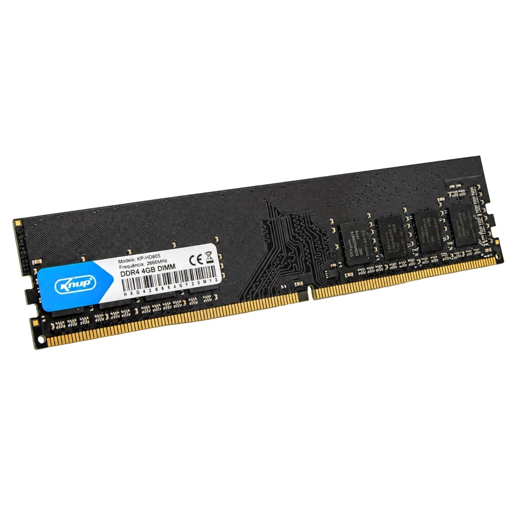 Memória RAM Desktop DDR4 4GB 2666MHz DIMM 288 Pinos Alta Performance PC Gamer