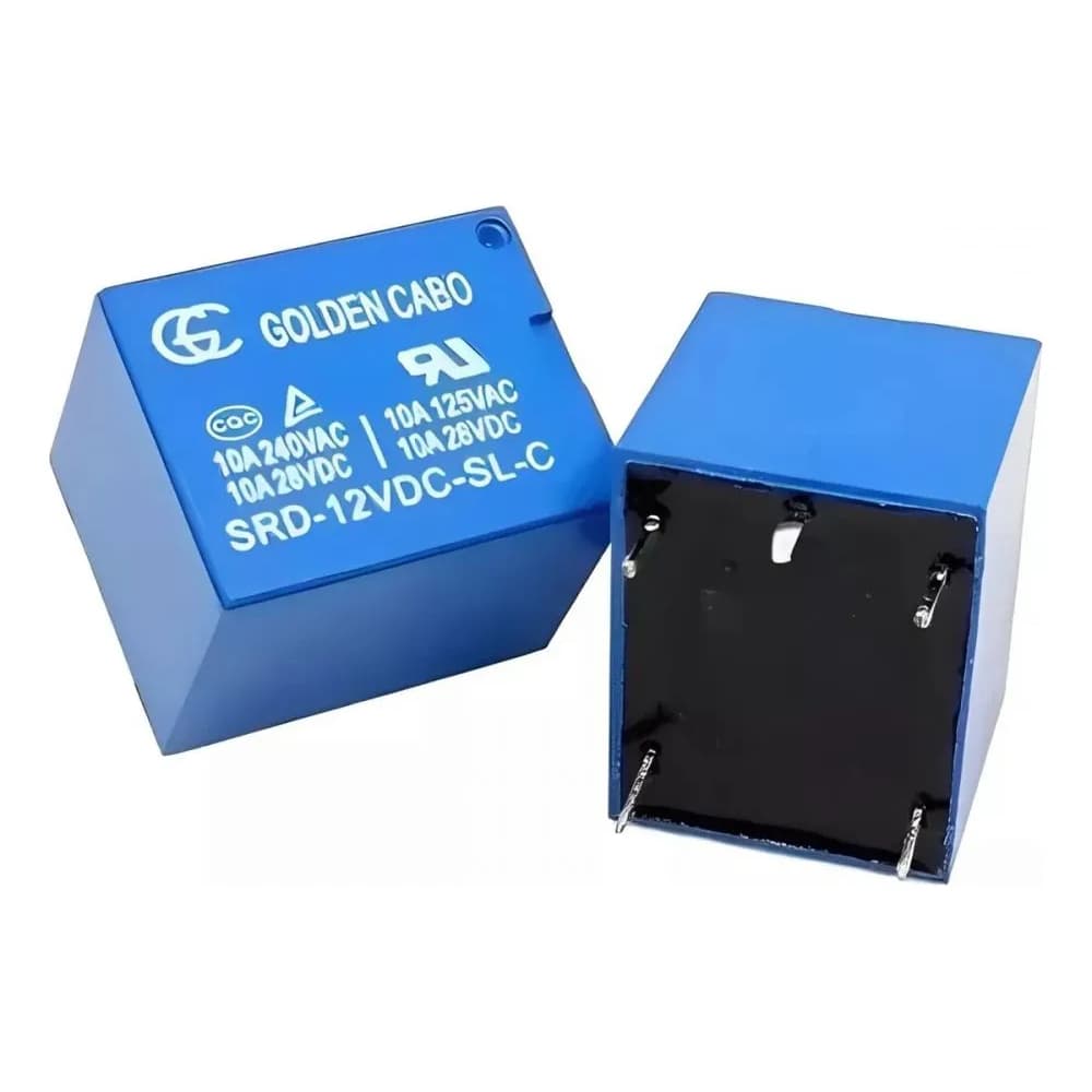 Relé Eletromecânico 12v 10a Na+nf Songle Srd-12vdc-sl-c