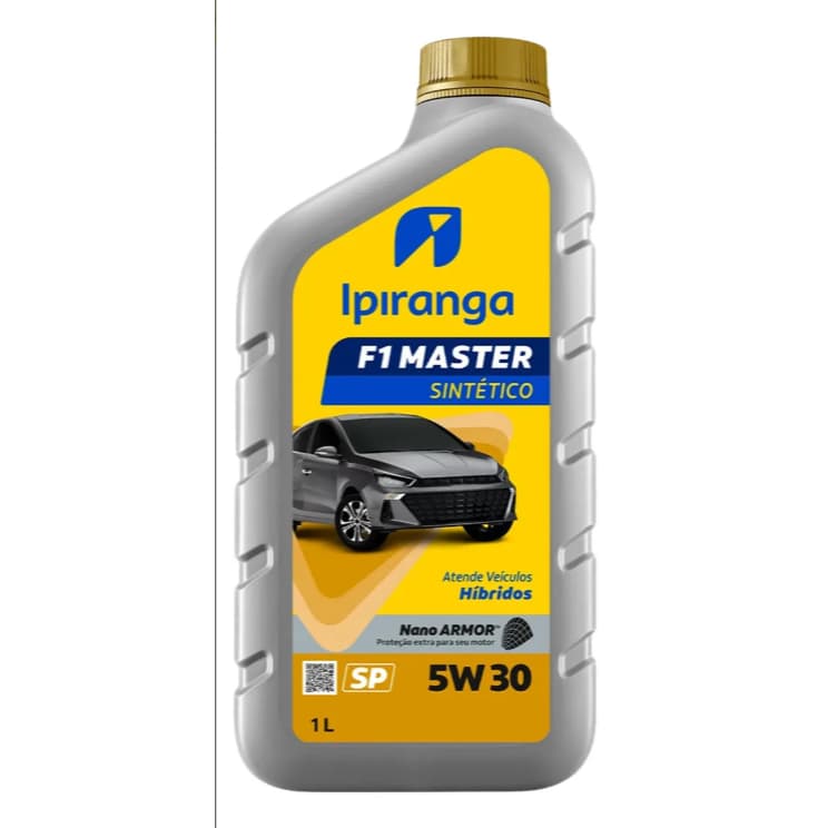 Óleo Ipiranga 5w30 F1 Master Sintético 1lt Óleo de Motor Ipiranga