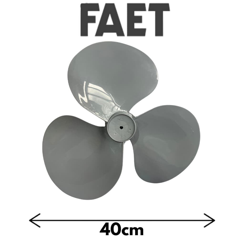 Hélice para ventilador 40cm Faet 3 pás