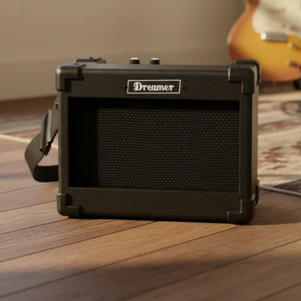 Mini Caixa Cubo Amplificador de Guitarra Portátil Clean & Drive