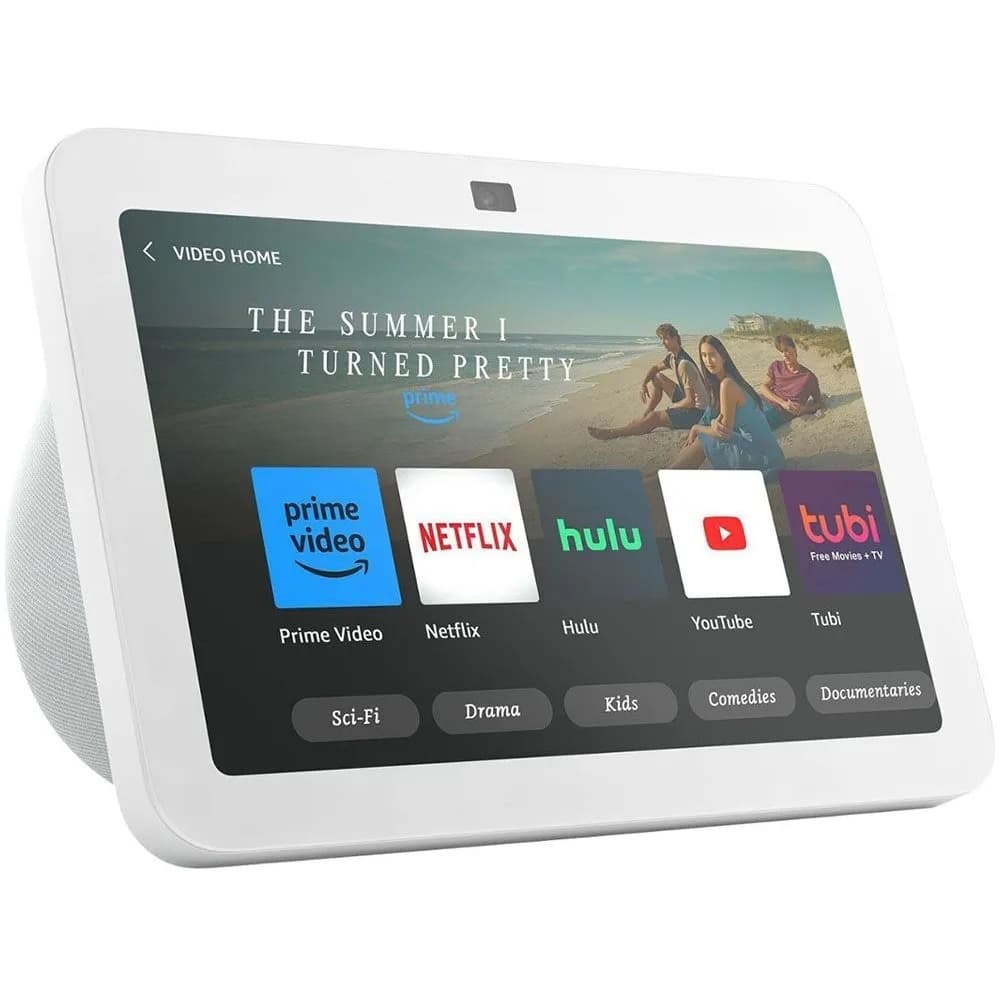 NOVA ALEXA AMAZON ECHO SHOW 8 TERCEIRA GERAÇÃO ORIGINAL AMAZON COM NOTA E GARANTIA BI VOLT PORTUGUES
