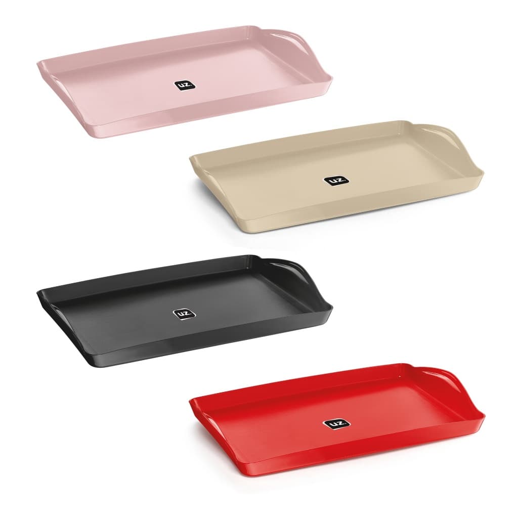 Bandeja Pluz 40x27x4cm Multiuso Para Servir Cozinha Chá Café Diversas Cores UZ
