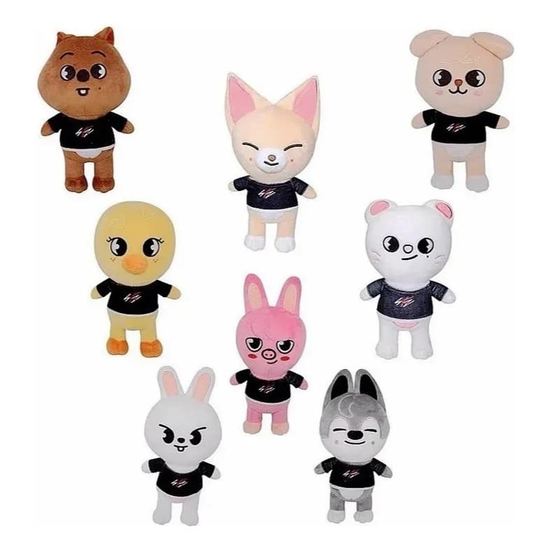 Pelúcia Skzoo Stray Kids K-pop 23 cm Cartoon Stay Temos Todos Personagens Kpop