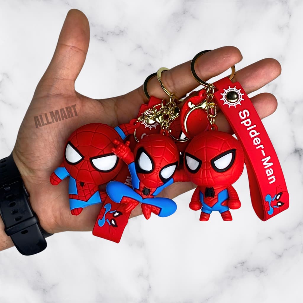 Chaveiro Homem Aranha 3D Emborrachado | Spider Man