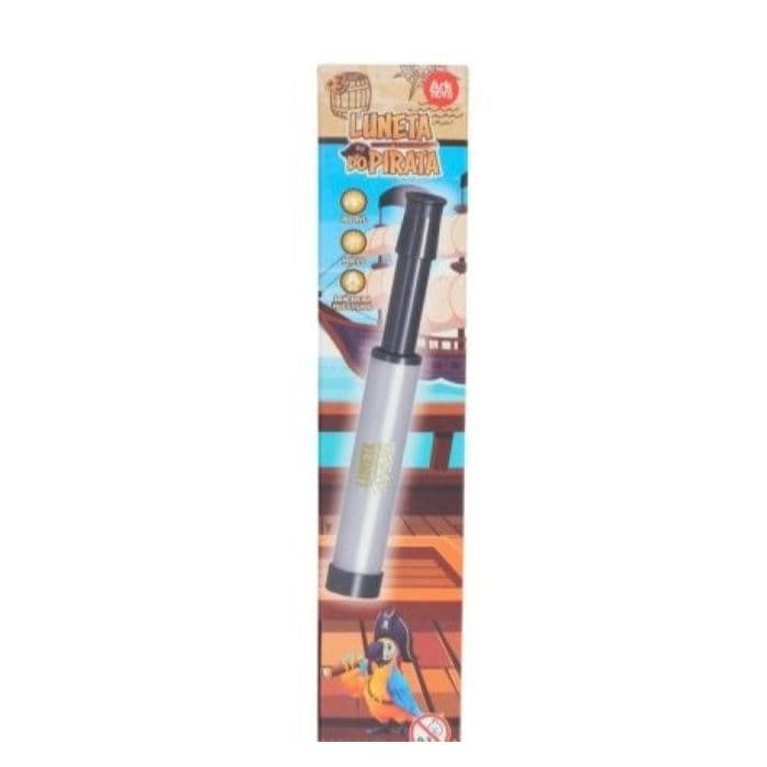 Luneta de Pirata Infantil 21cm | Telescópio Colorido para Aventuras