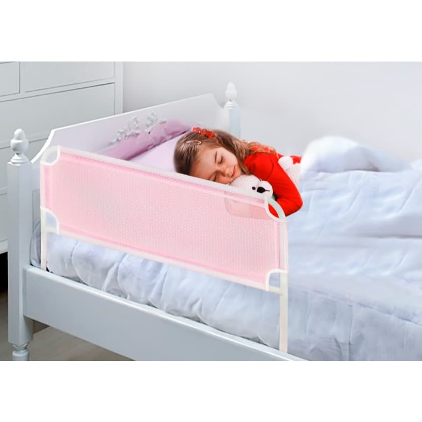 Grade De Cama Com Tela de Proteção P/ Crianças e Idosos Cama Normal Ou Box (G)
