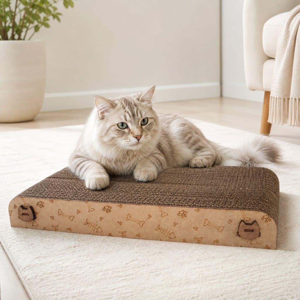 Arranhador de gato plano 2 Lados preferido dos gatos