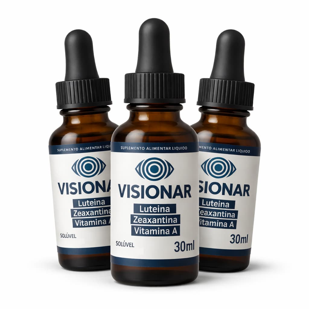 Kit 3 Visionar Premium – Suporte à Saúde dos Olhos | Original + NF