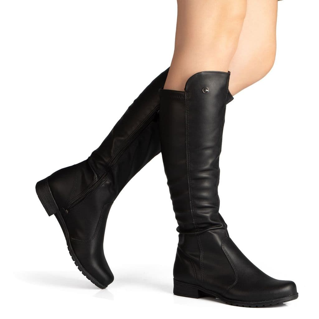 Bota Feminina Dakota Montaria Cano Longo Elegante Original