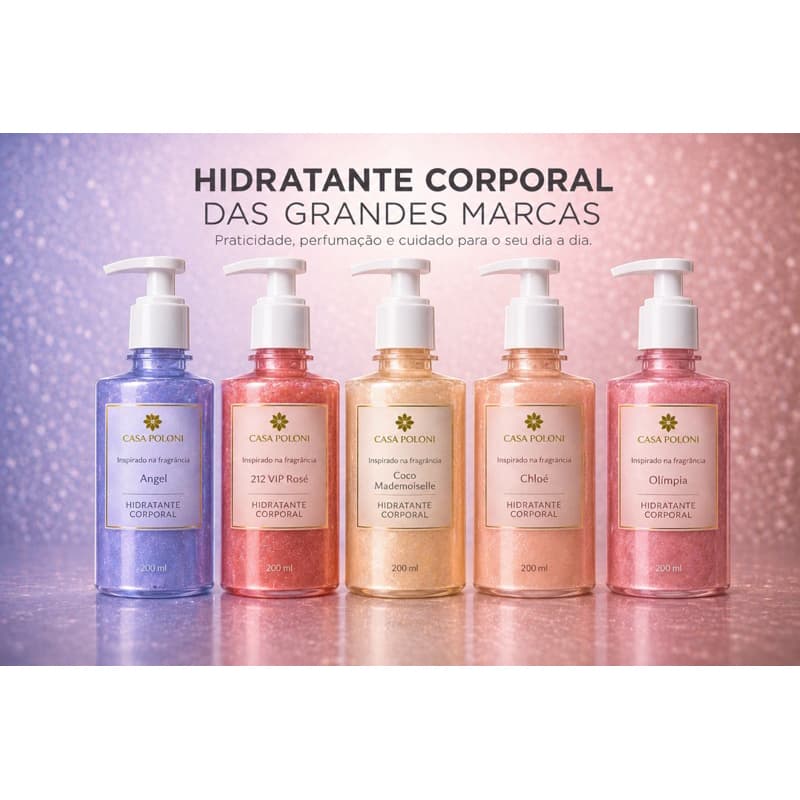 Hidratante Corporal 200ml - Inspiração em Perfumes Famosos!