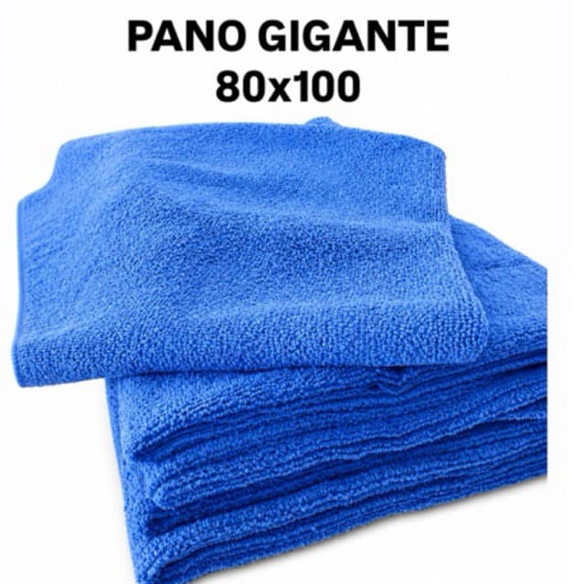 2 Panos de Microfibra Grande Gigante 80x100 Multiuso Casa, Cozinha Carro