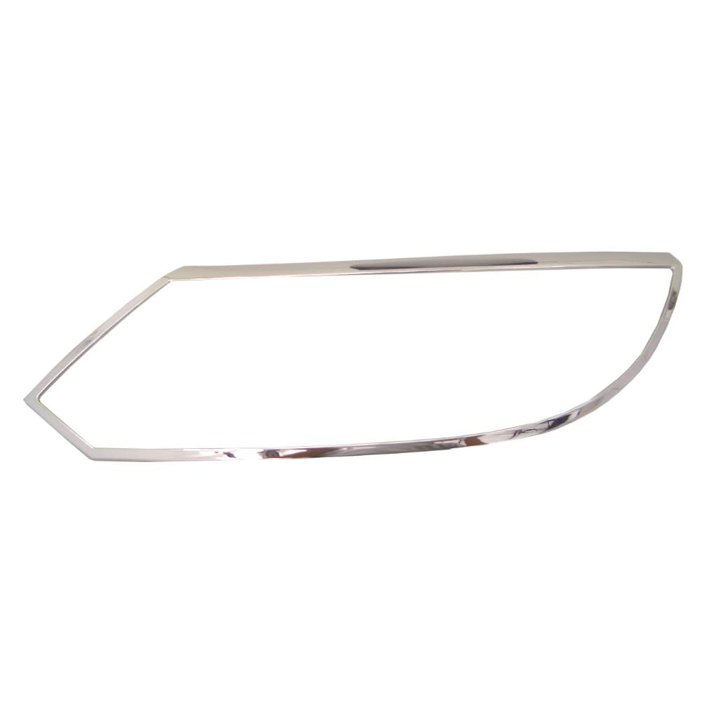 Par de Frisos Moldura Farol Tiguan 2012 Até 2020 Dianteiro Cromado