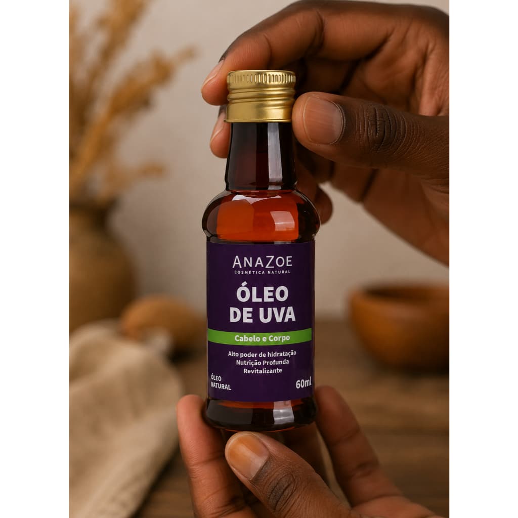 Óleo de Uva Cabelo e Corpo 60ml Anazoe
