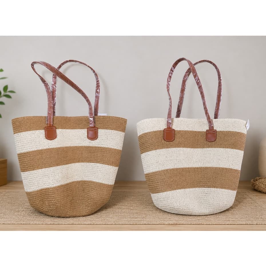 Bolsa Palha Grande Feminina Ombro Praia Piscina Férias Espaçosa Casual Dia a Dia