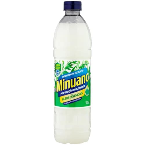 Desinfetante Minuano 500ml Eucalipto Limpa Desinfeta e Perfuma Ideal para Qualquer Ambiente Casa SB