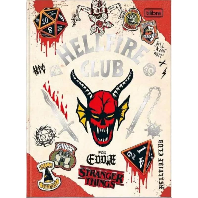 ✨ Caderno Stranger Things Temático 📺 Caderno Universitário Tilibra Fandom Série Netflix Papelaria Geek