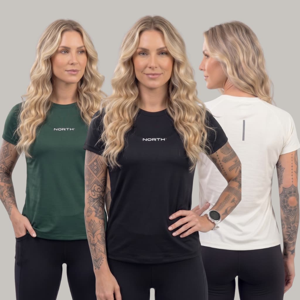 DryFit Feminina Raglan Basico Academia Termica Treino Corrida Ciclismo North