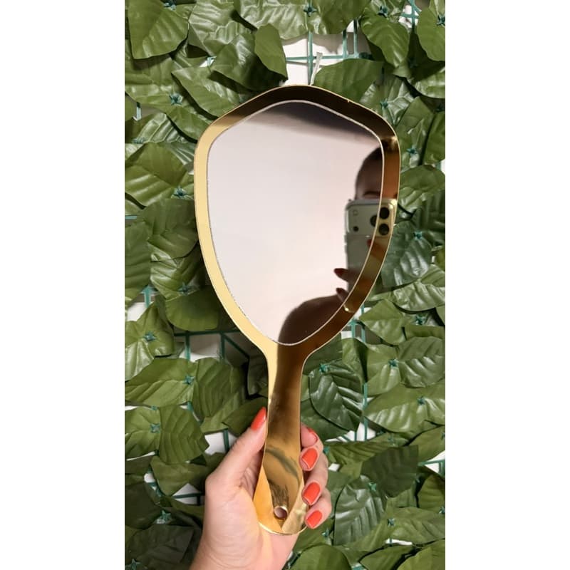Espelho de Mão Luxo Personalizado para Clínica e Estética