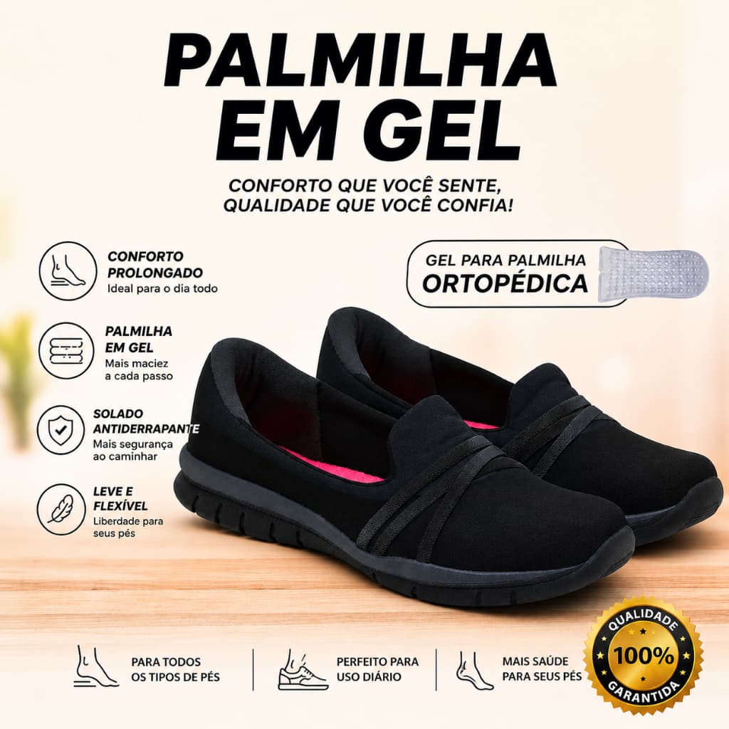Sapatilha Ortopédica Feminina Para Caminhar Oferta Imperdível