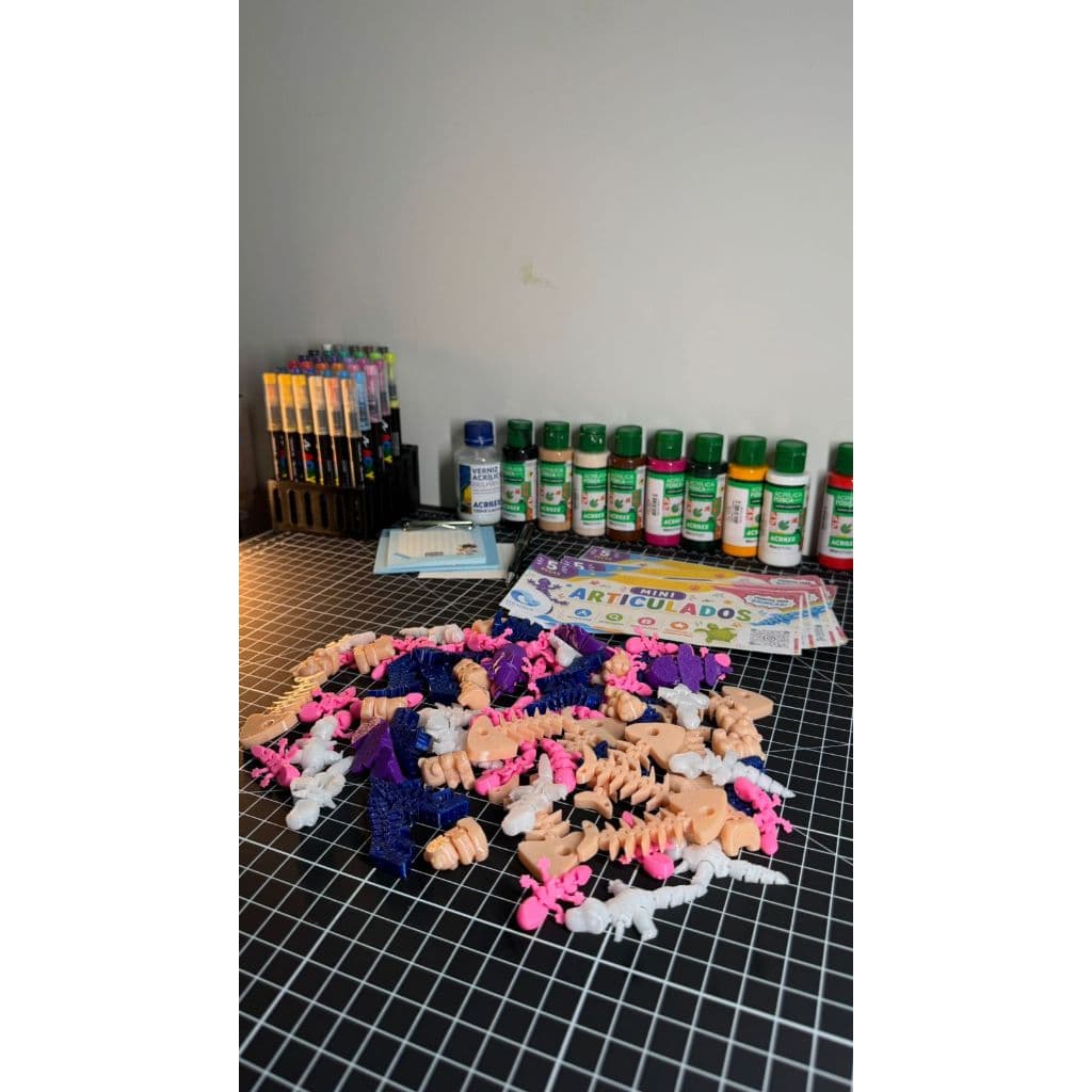 Kit 5 Brinquedos Mini Articulados | Sensorial Antiestresse Fidget Toy | Crianças