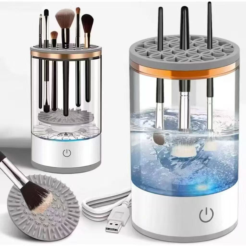 Lavador Limpador De Pinceis Maquiagem Automático Bivolt