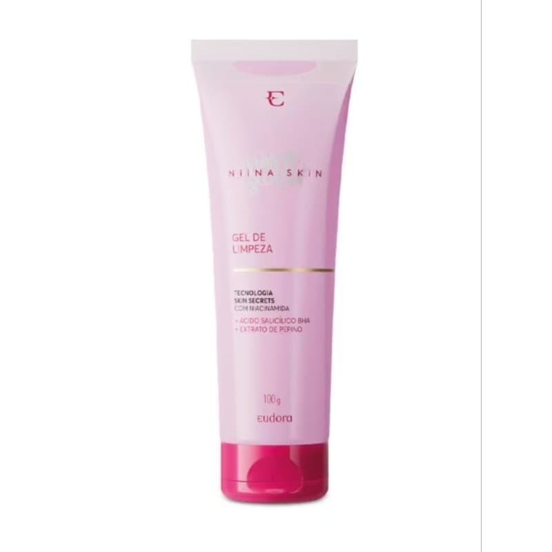 Eudora Gel de Limpeza Facial Niina Secrets 100ml - Limpeza Profunda e Vegano