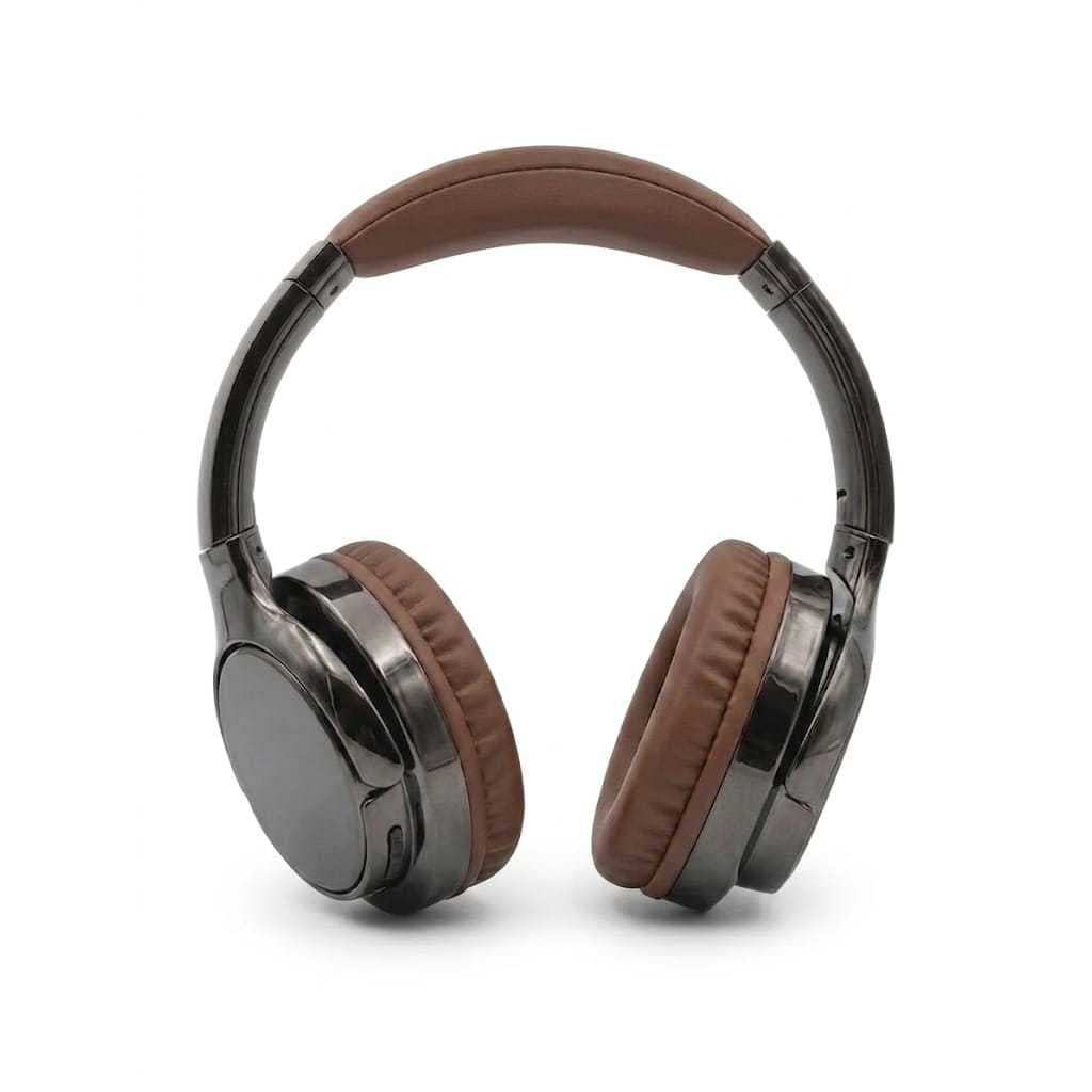 FONE OUVIDO J232 Headset Marrom Preto Arco Ajustável, Almofadas  Acolchoadas e Cancelamento de Ruído