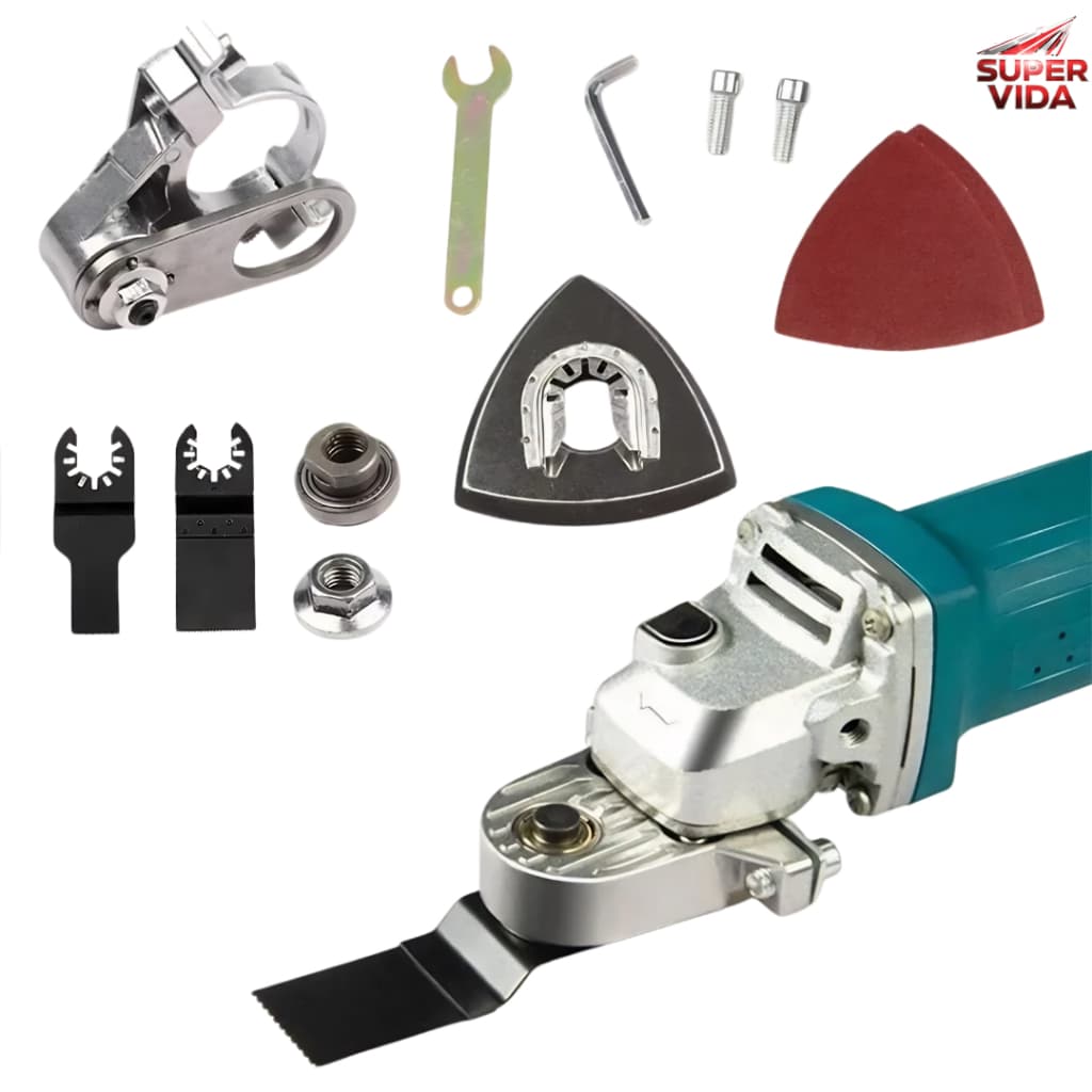 Kit Adaptador M14 para Esmerilhadeira com Componentes para Cortes e Acabamentos Precisos