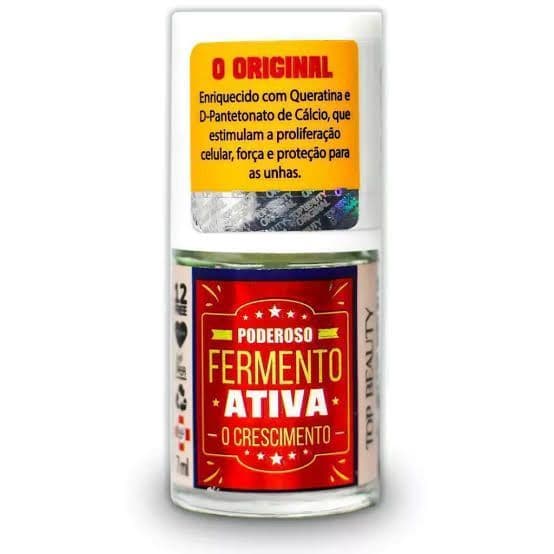 Kit 2 Bases de Unhas Fermento - Ativa o Crescimento SOS Top Beauty