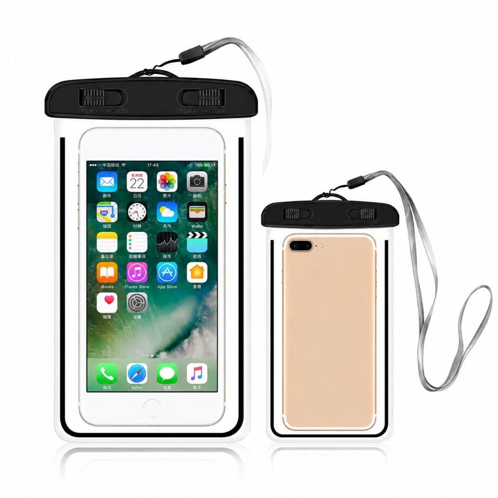 Capa À Prova D’Água para Smartphone com Trava de Segurança para Piscina | Praia | Parque Aquático