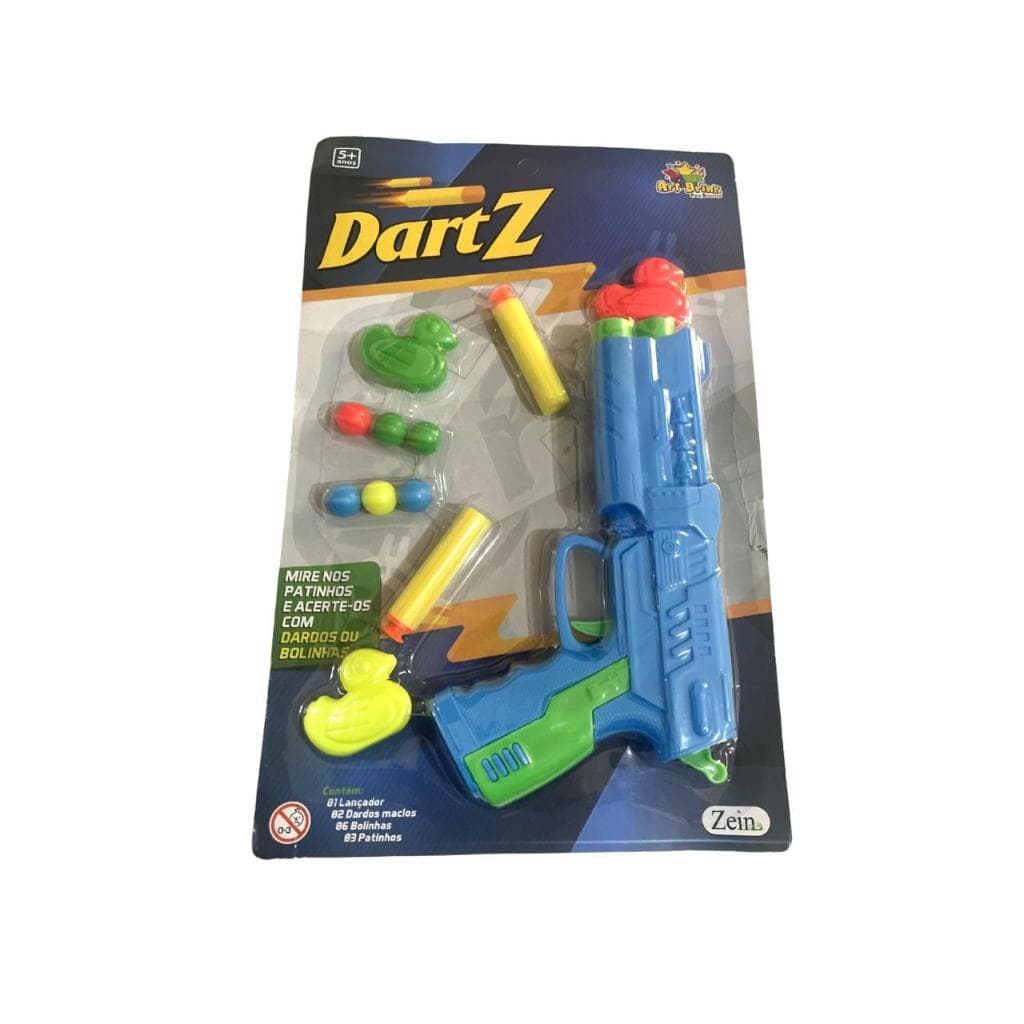 BRINQUEDO INFANTIL ARMINHA LANÇADOR DARDOS BOLINHAS