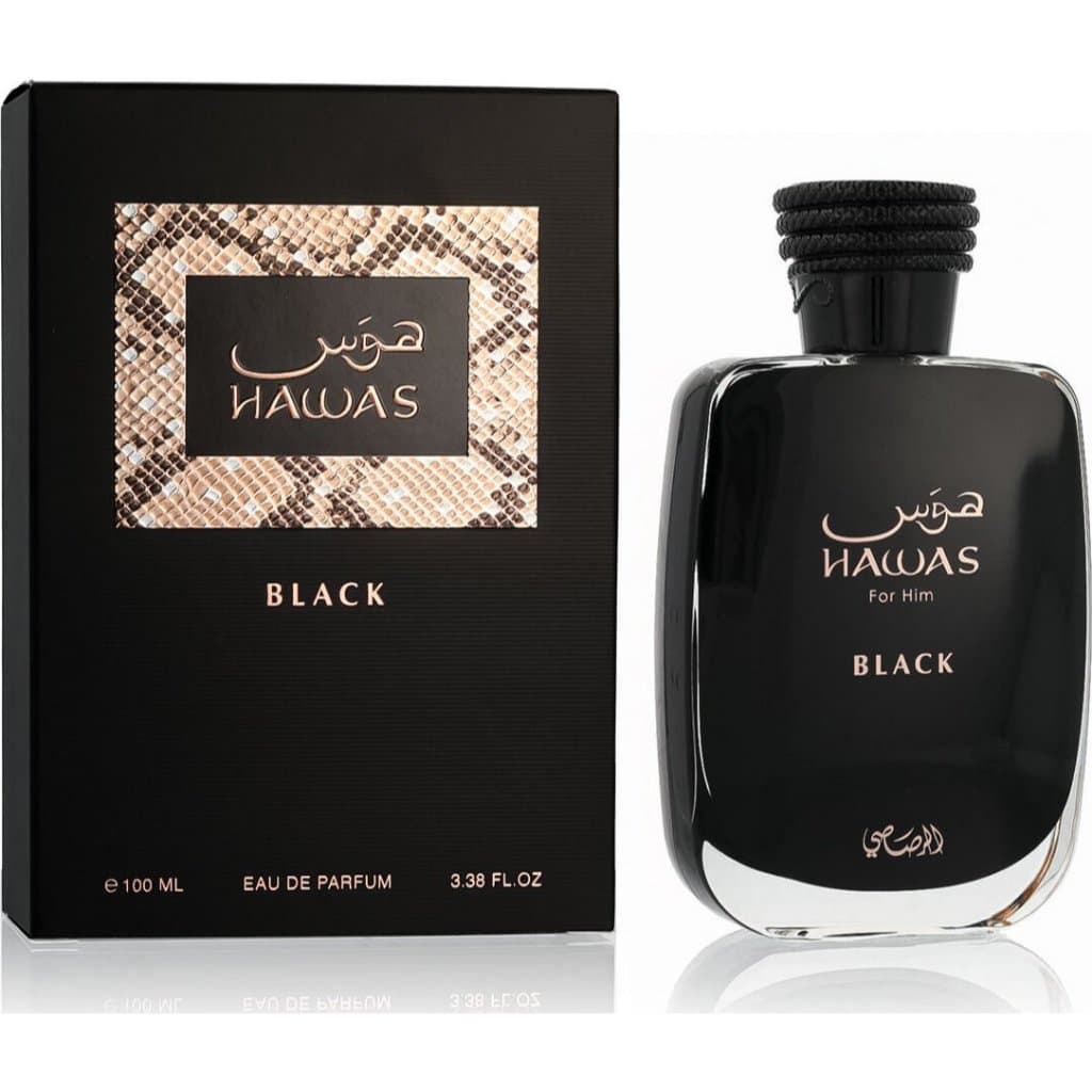 Perfume Hawas Black Rasasi Eau De Parfum 100ml Original