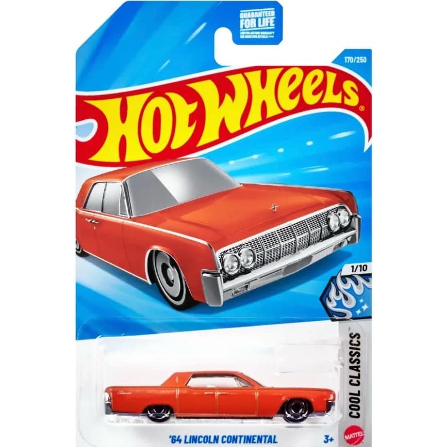 Carrinho Miniatura Hot Wheels '64 Lincoln Continental - Cool Classics - Jjk14
