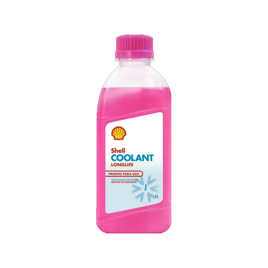 Aditivo Liquido De Arrefecimento Do Radiador Shell Coolant Longlife Pronto Para Uso - 1 Litro