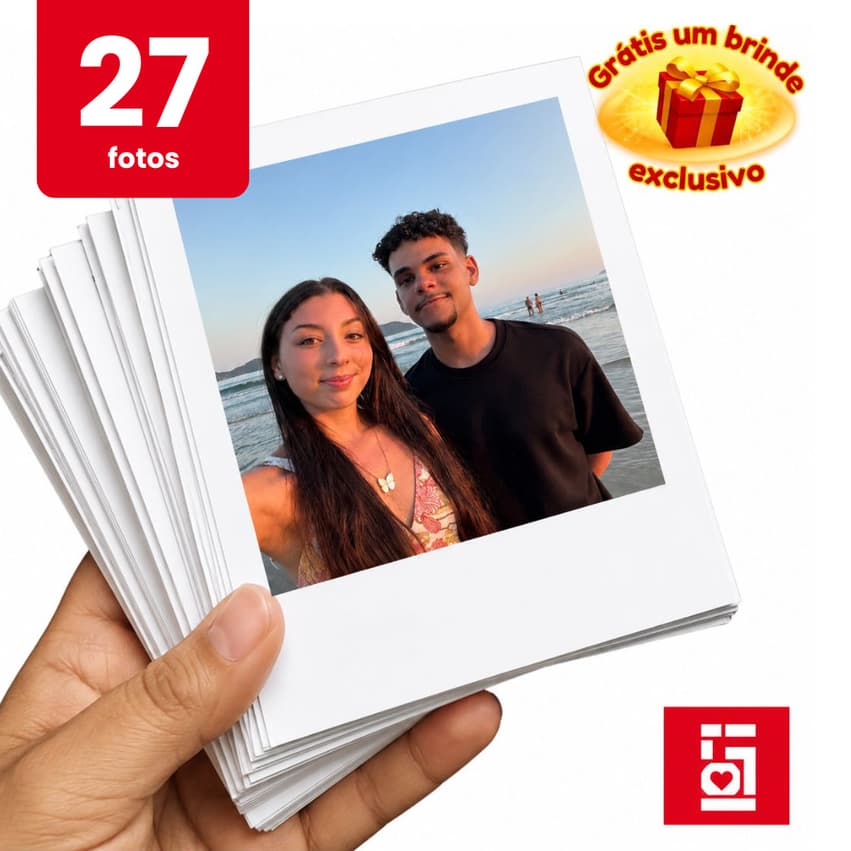 Mini Foto 27 Unidades - Cabe na capinha de Celular - Alta qualidade - Sem legendas