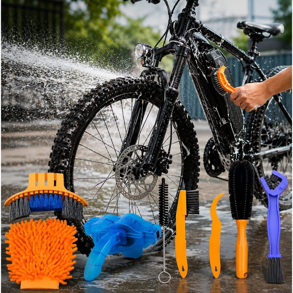 Kit de Limpeza Completo para Bike Elétrica Moto e Carro