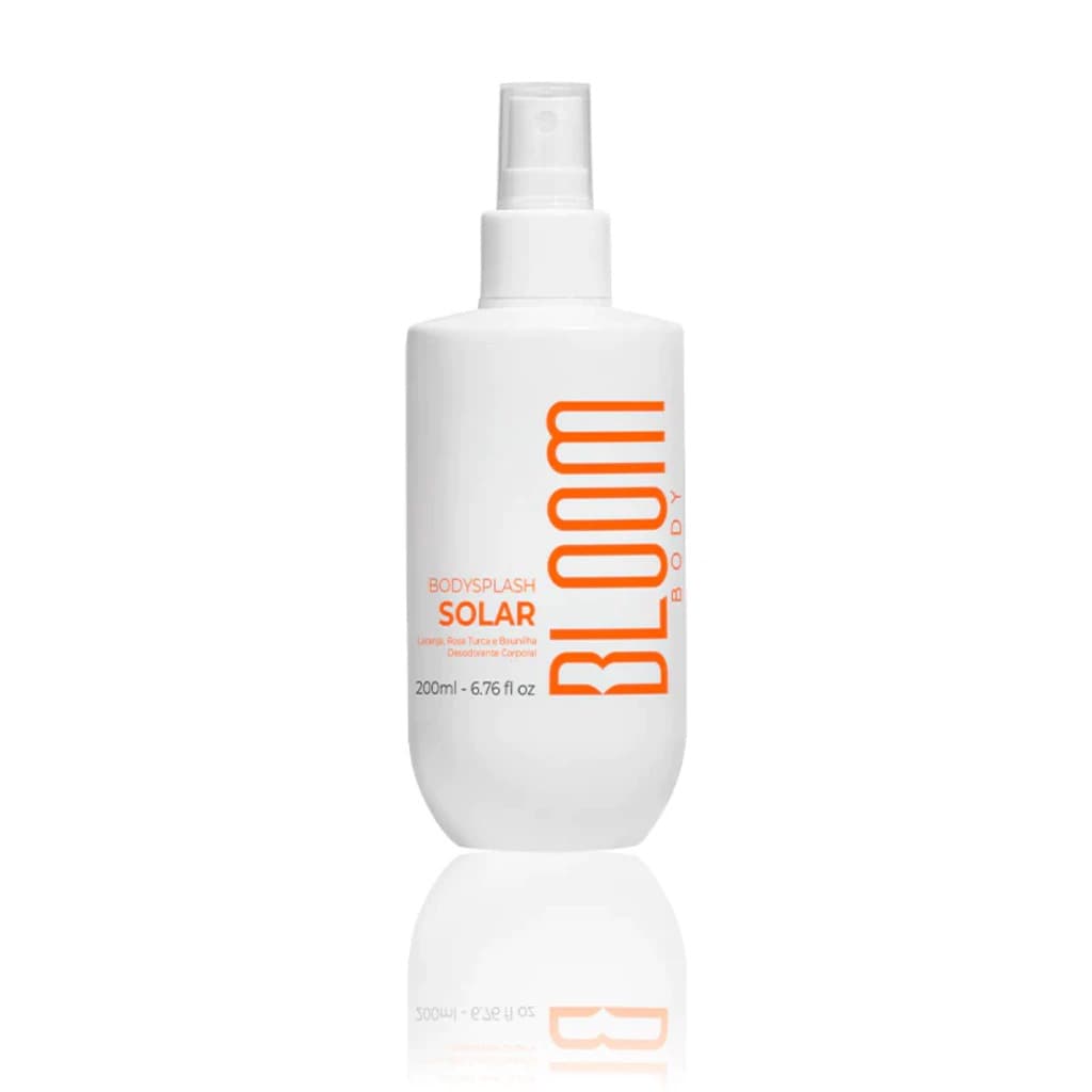 Kit Body Splash Solar Bloom Feminino 200ml Desodorante Colônia Refrescante + Hidrante corporal 200g