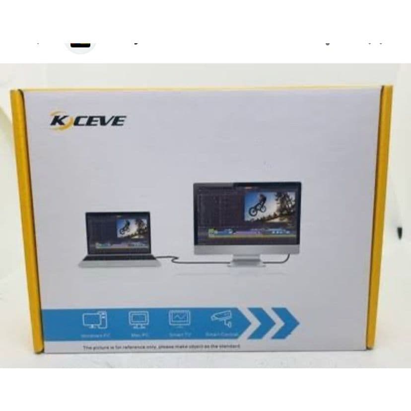 SWITCH KCEVE  KVM HDMI 2.1 PARA 1 MONITOR, 2 COMPUTADORES, 2 PORTAS USB 3.0 8K, 8K A 60Hz/4K.